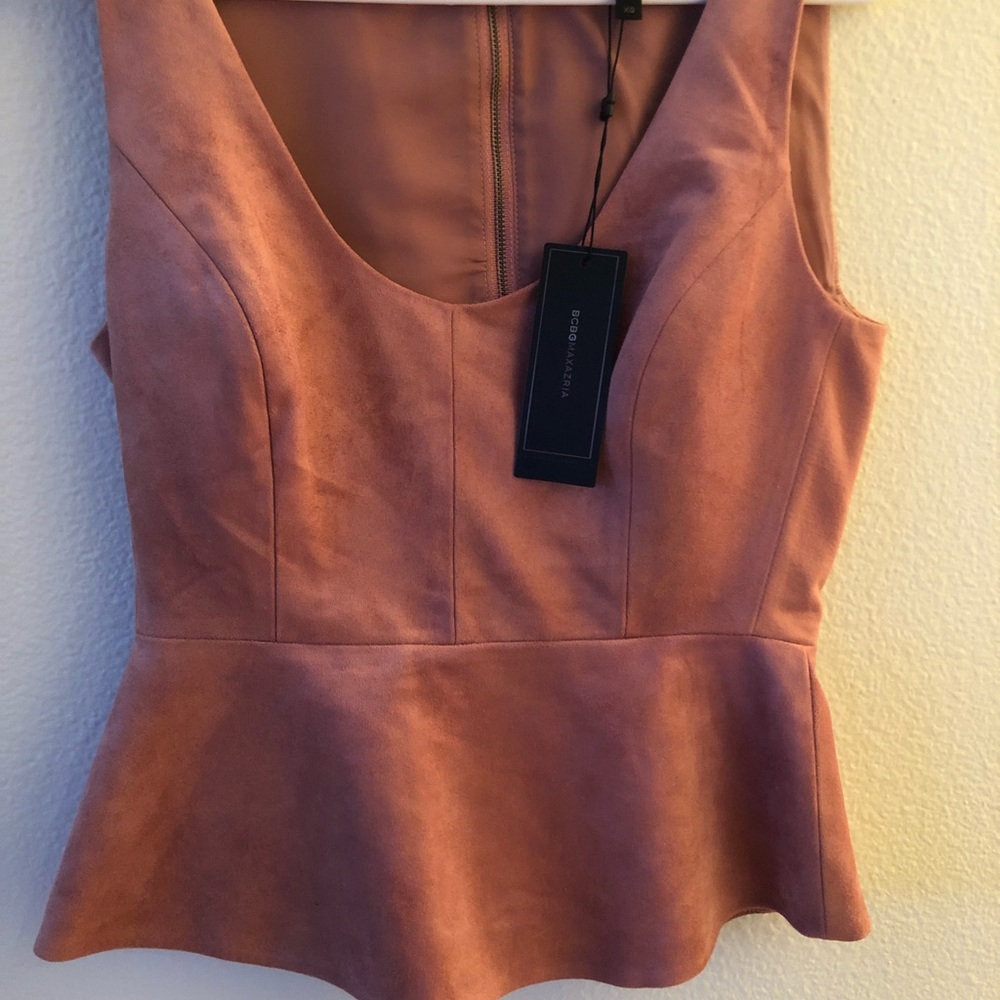[BCBGMaxAzria] Velour Top- new with tags